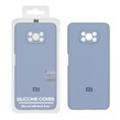 قاب سیلیکونی پاک کنی اورجینال Master Quality مدل Xiaomi Poco X3 / Poco X3 Pro / Poco X3 NFC - فیلی (پک دار)